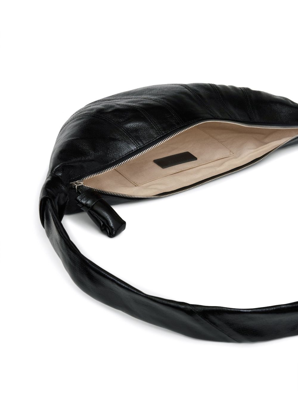 medium Croissant cotton shoulder bag - 5
