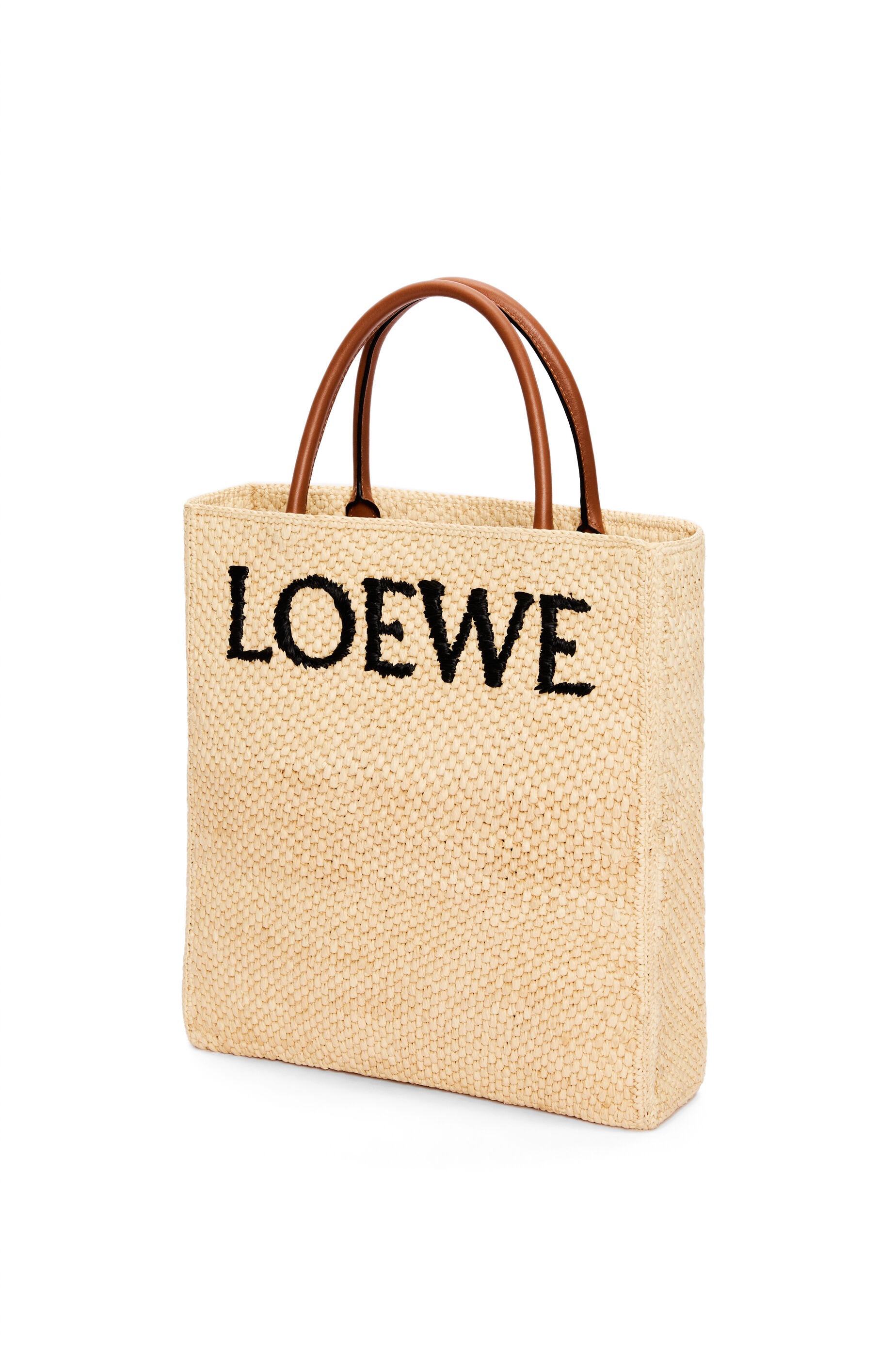 A4 Standard Tote bag in raffia - 3