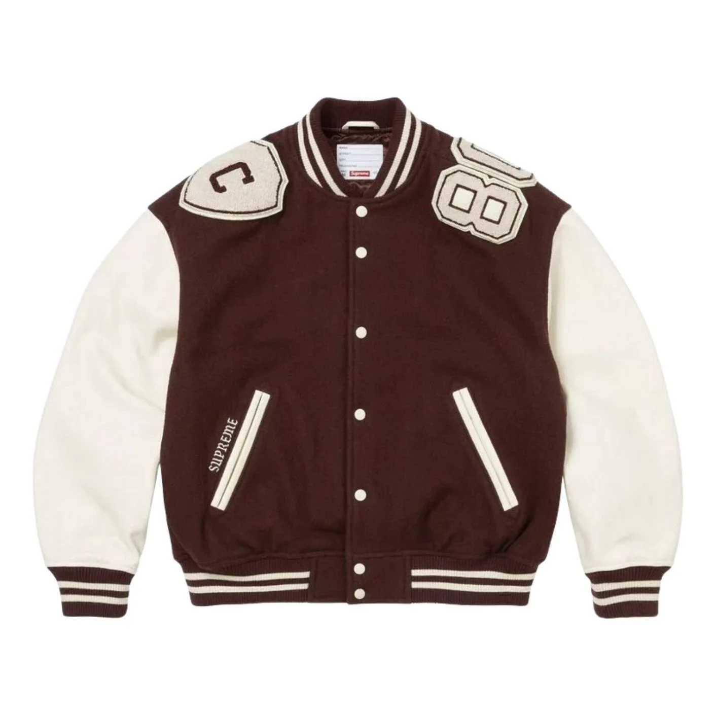Supreme FW26 Captains Varsity Jacket 'Brown' SUP-FW26-008-BRN - 1