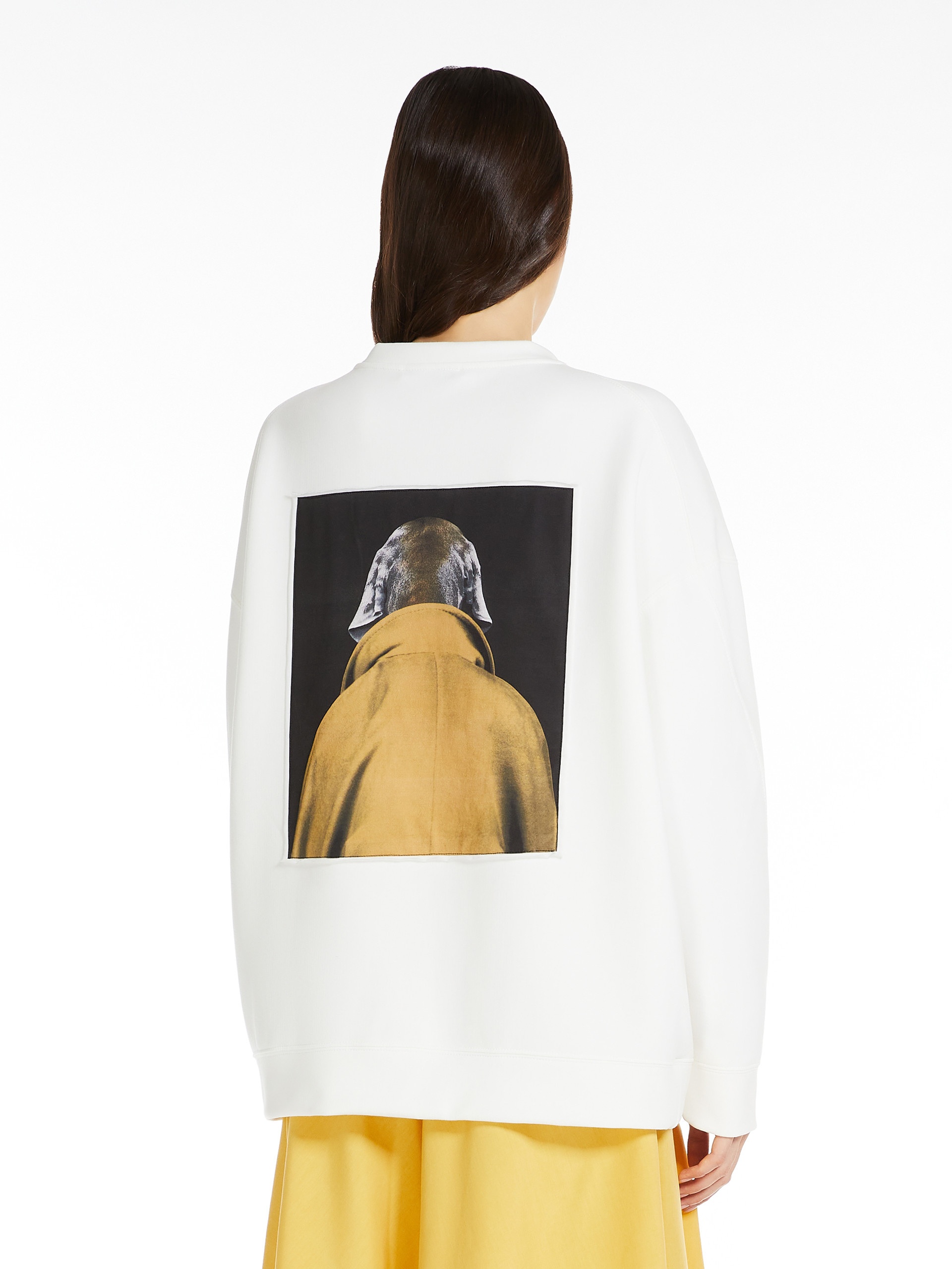 BACCO Cotton sweatshirt with Wegman print - 4