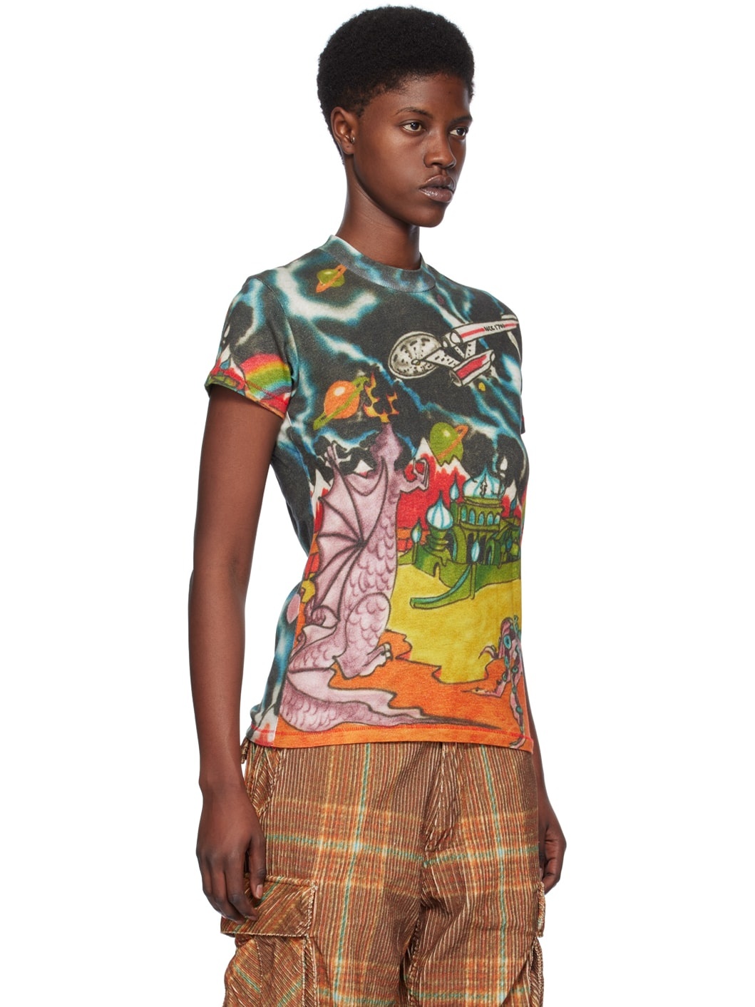 Multicolor Graphic T-Shirt - 2