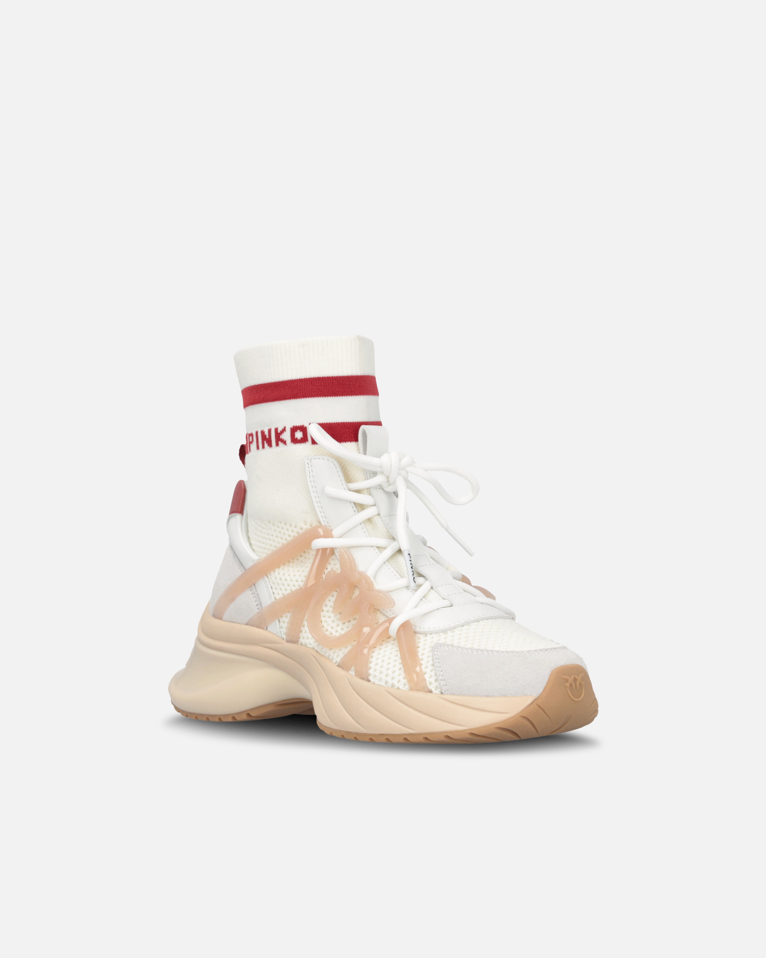 ARIEL SNEAKERS WITH KNIT SOCK DETAIL - 2