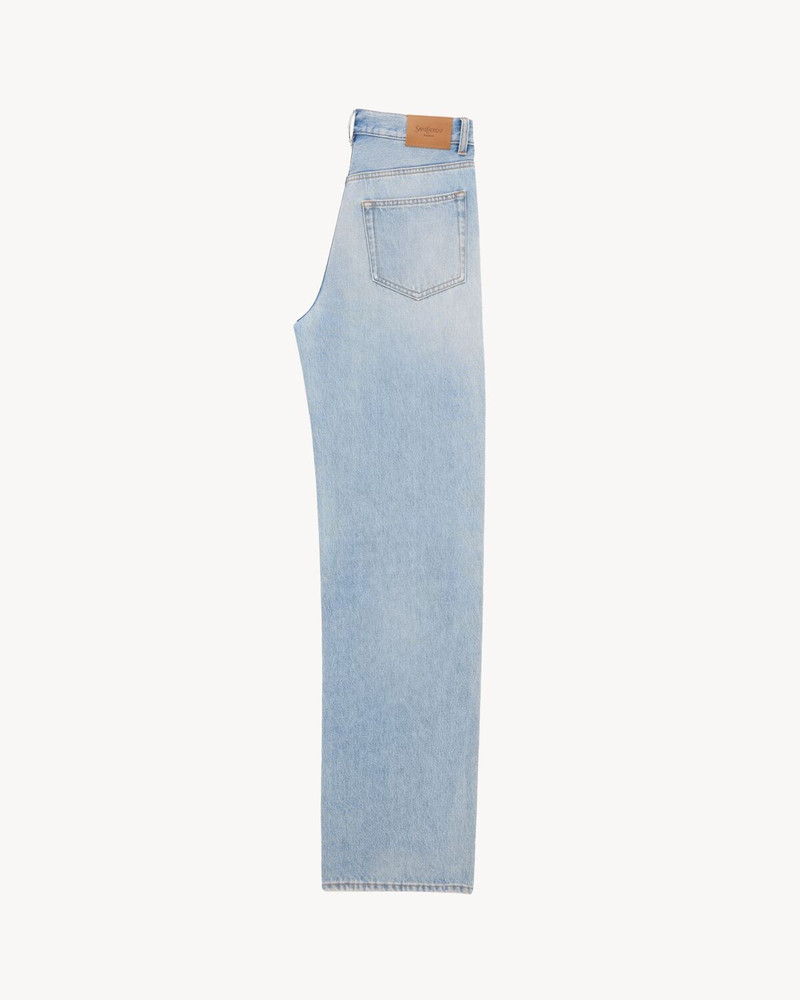SAINT LAURENT BAGGY JEANS IN MICHIGAN BLUE DENIM outlook