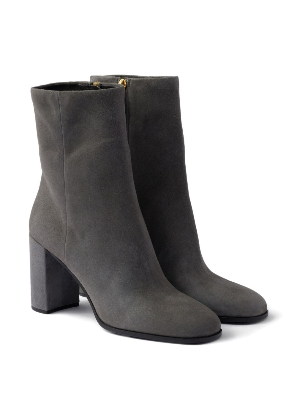 85mm suede block-heel boots - 2