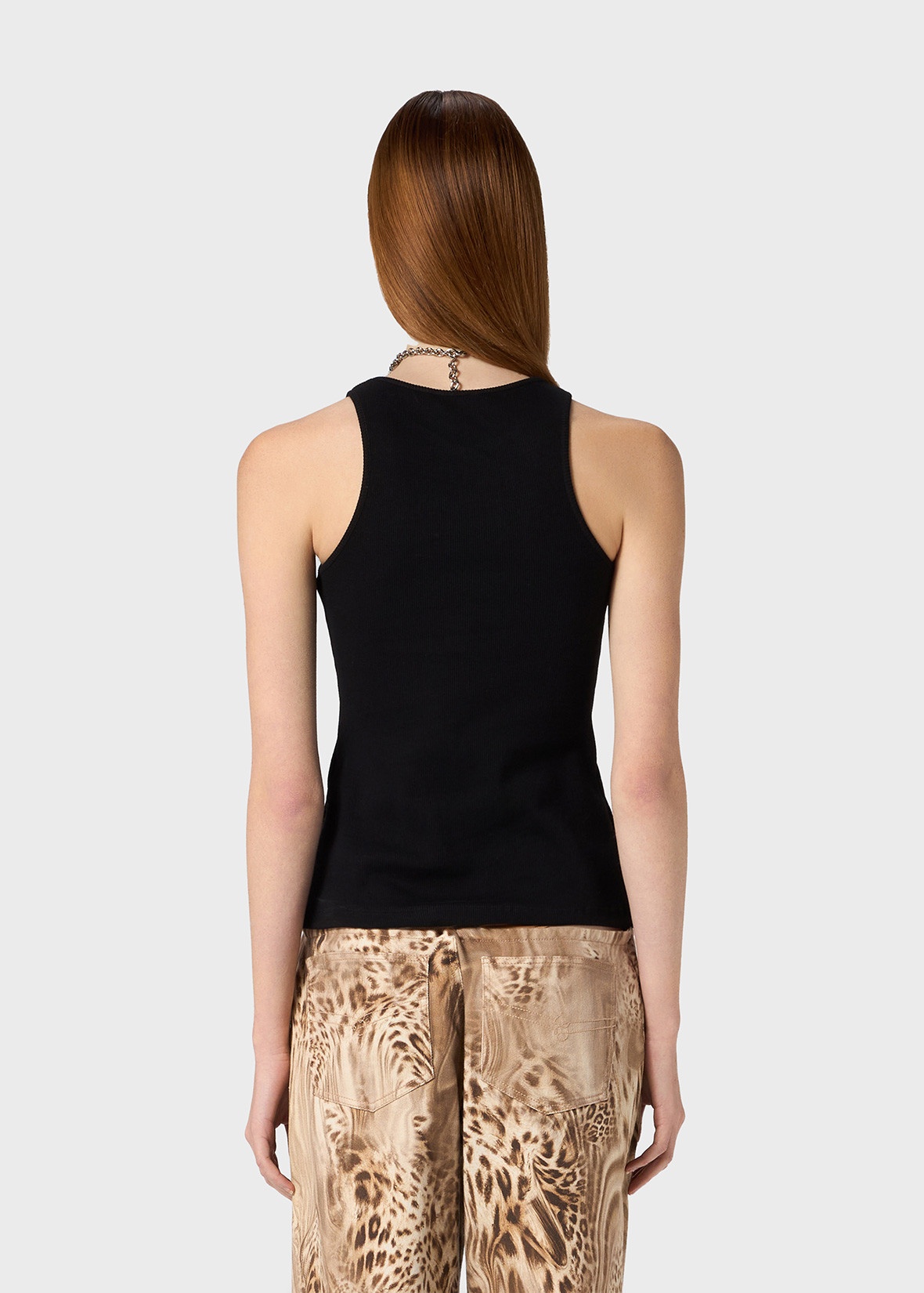 JERSEY TOP WITH GLASS RHINESTONE LOGO - 4