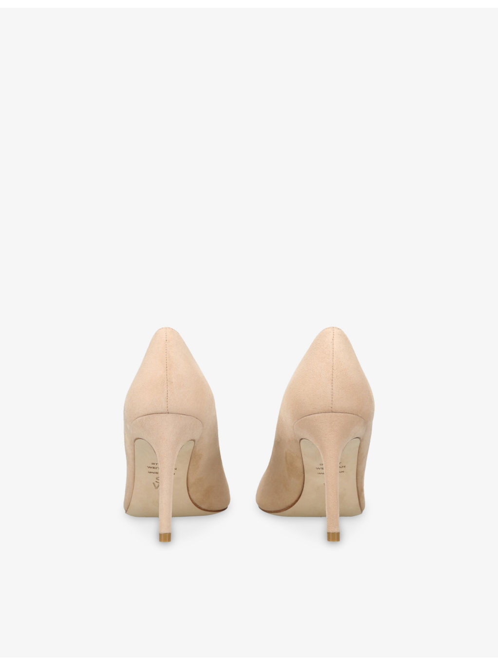 Stuart Power 85 Heeled Suede Pumps - 4