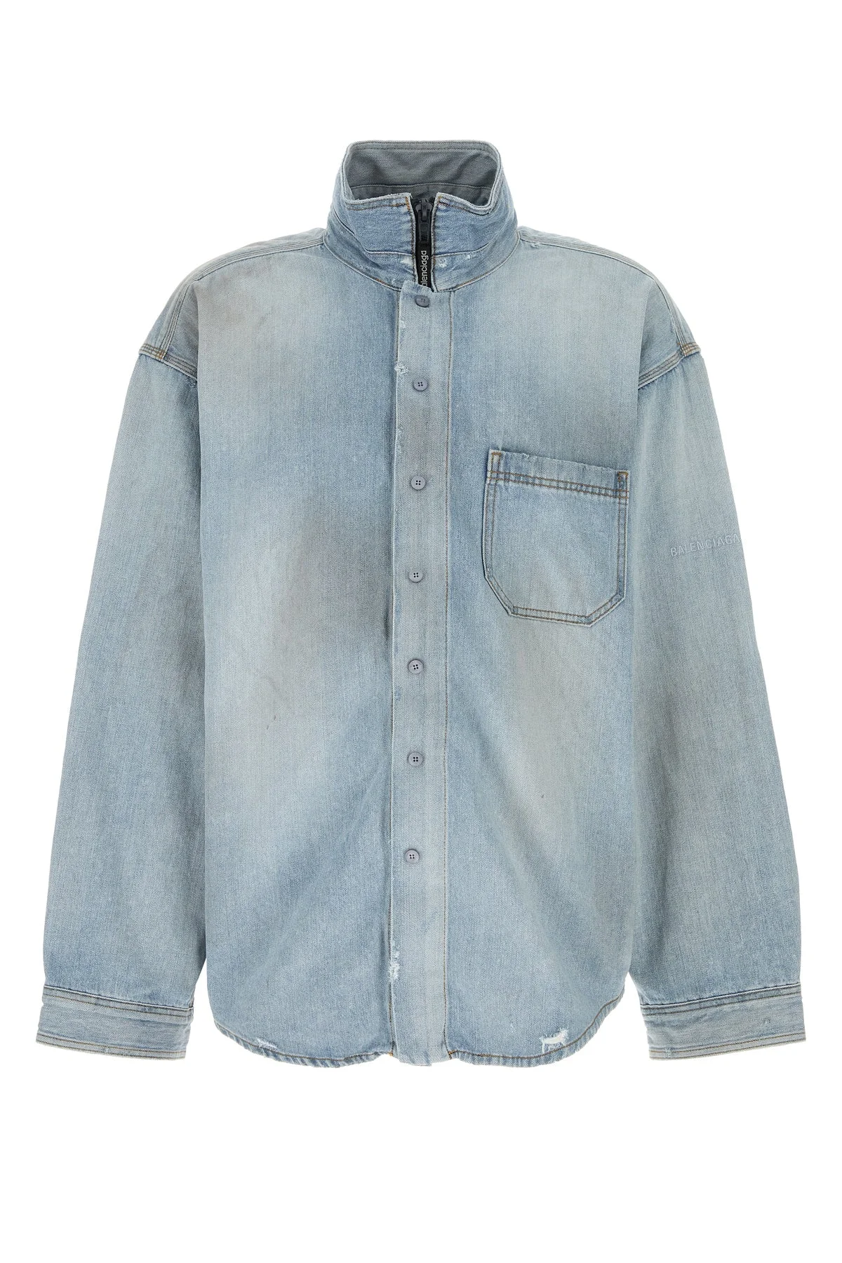 Denim oversize shirt - 1