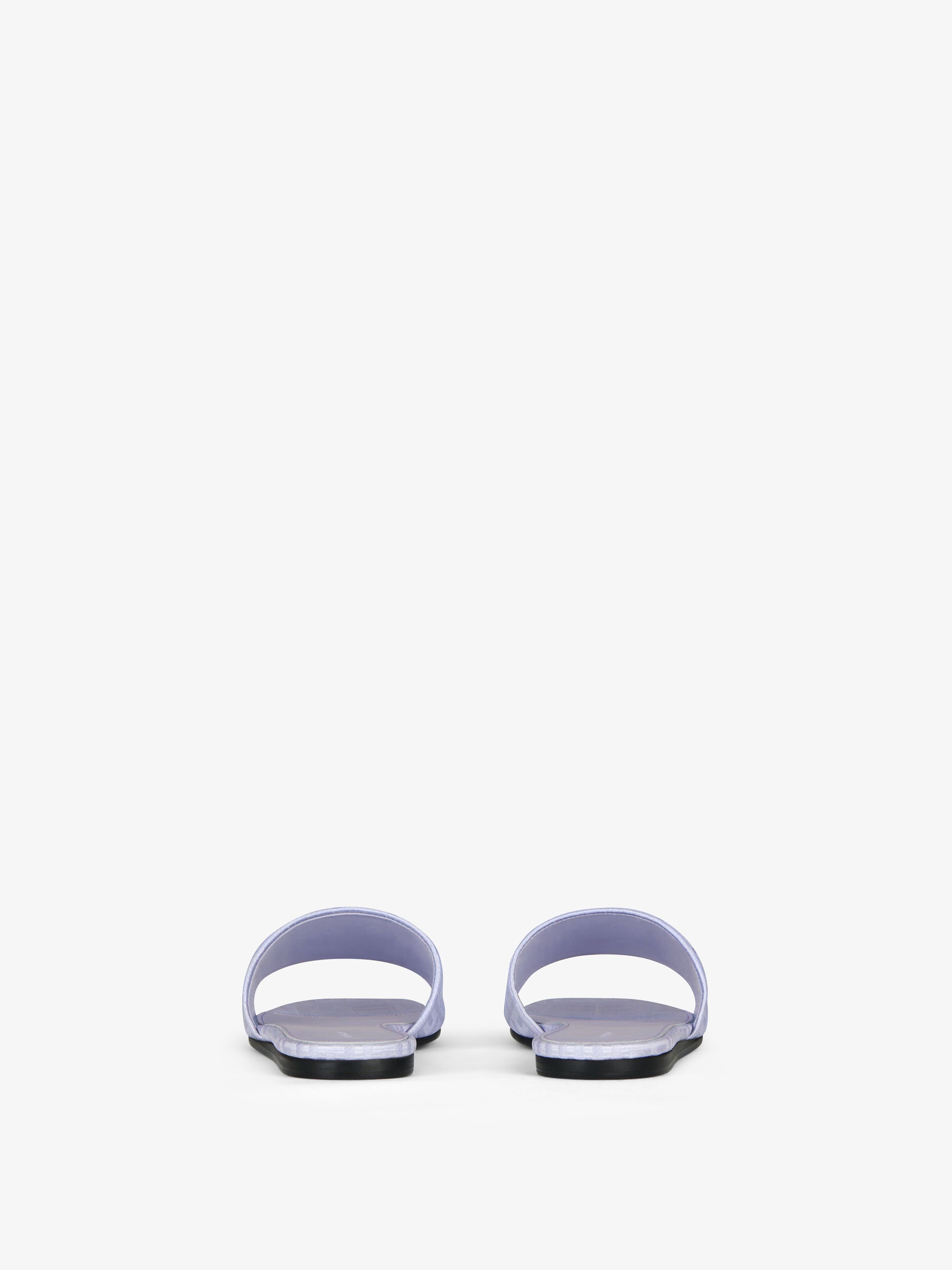 4G FLAT MULES IN 4G COATED CANVAS - 6