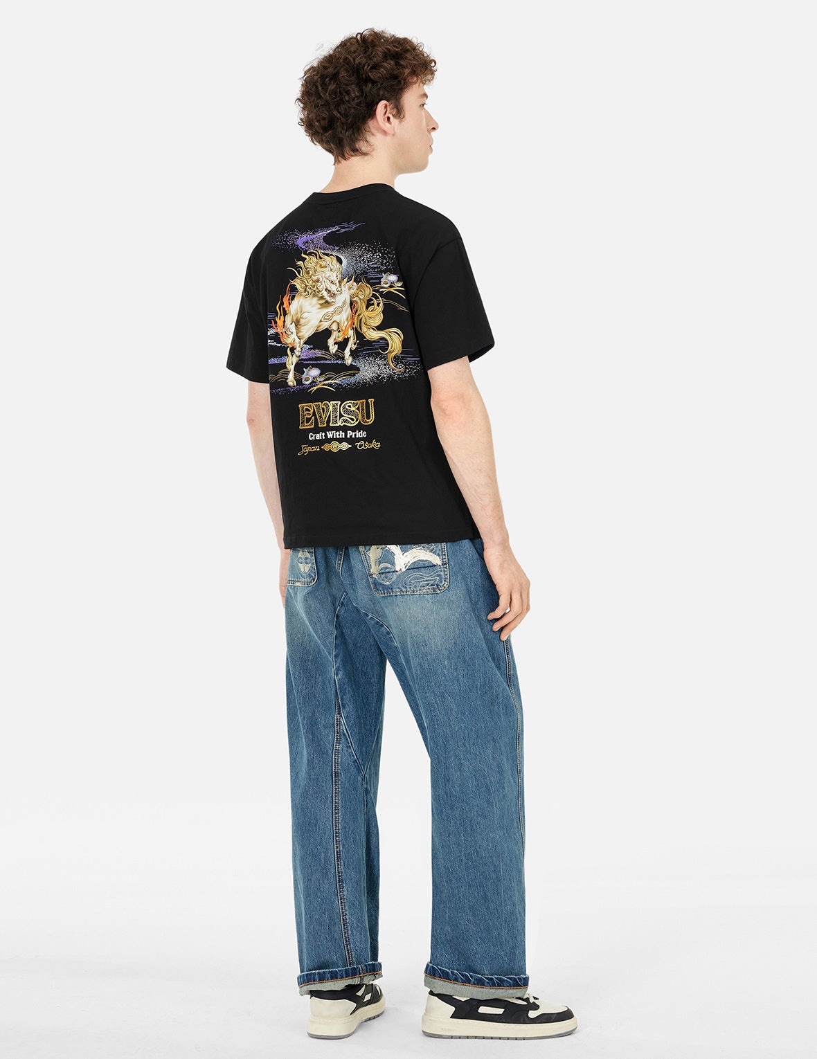 Hakutaku Print Relax Fit T-Shirt - 3