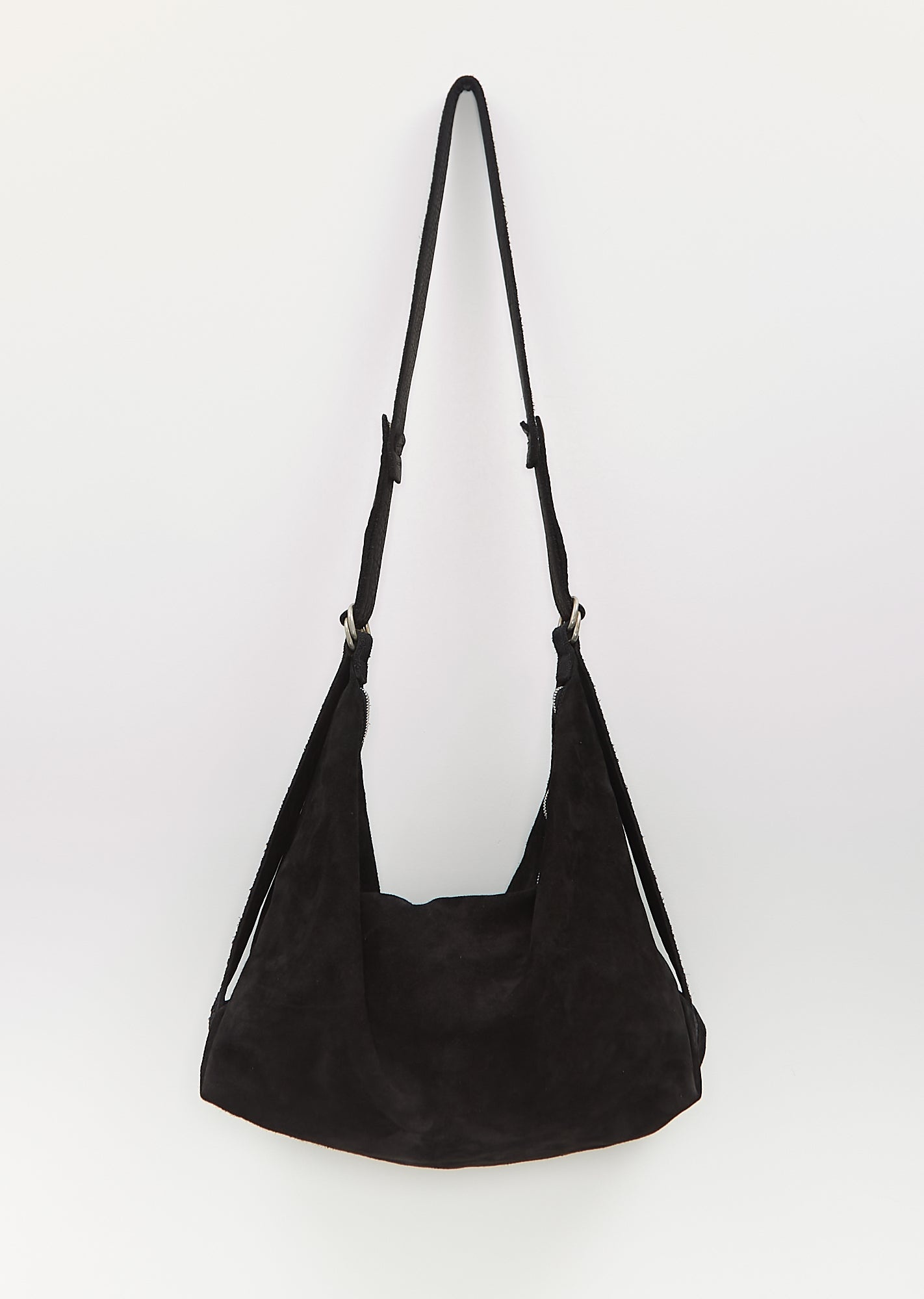 Medium Suede Crossbody Bag - 1