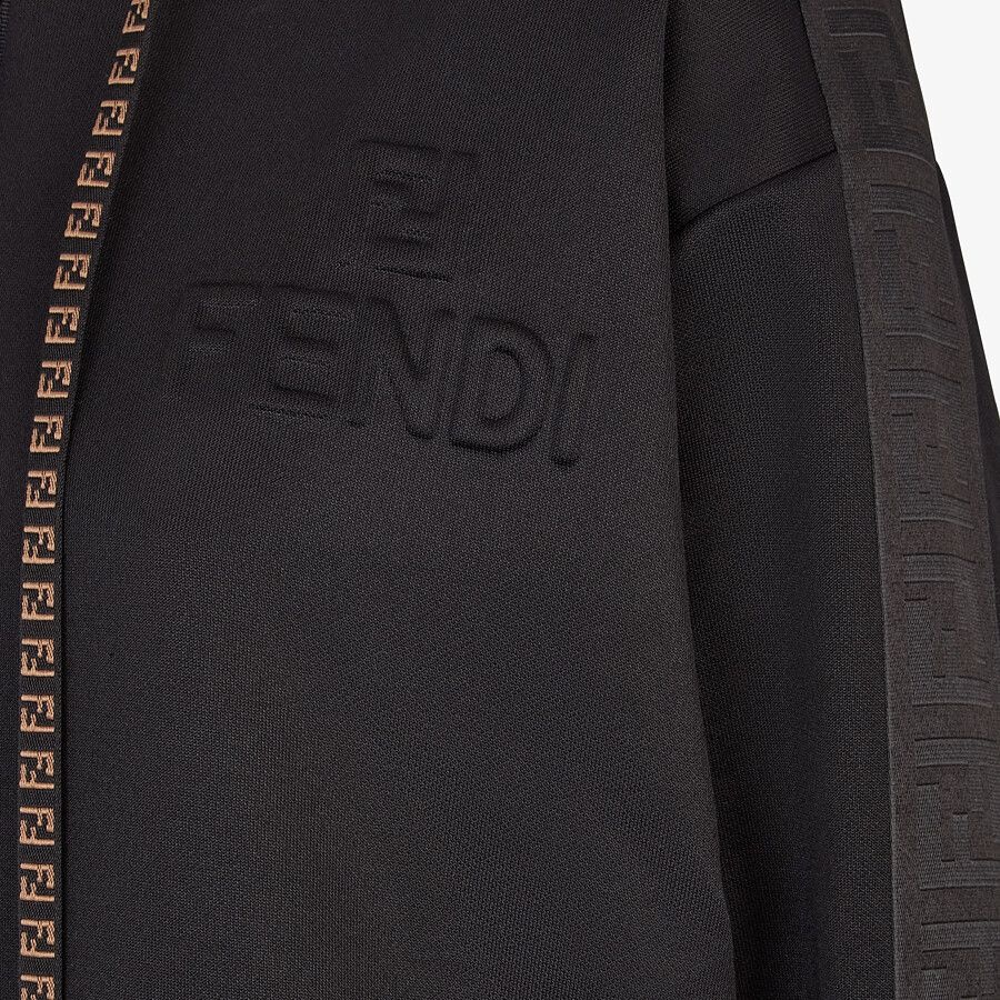 Black jersey sweatshirt - 3