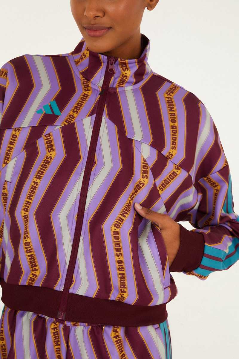 Zig Zag Stripes Lilac Adidas Tiro Jacket 1