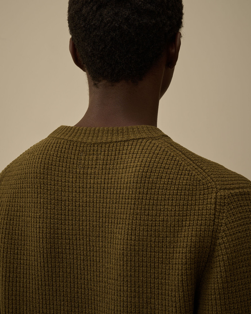 Lambswool GRS Crewneck Lens Sweater 6
