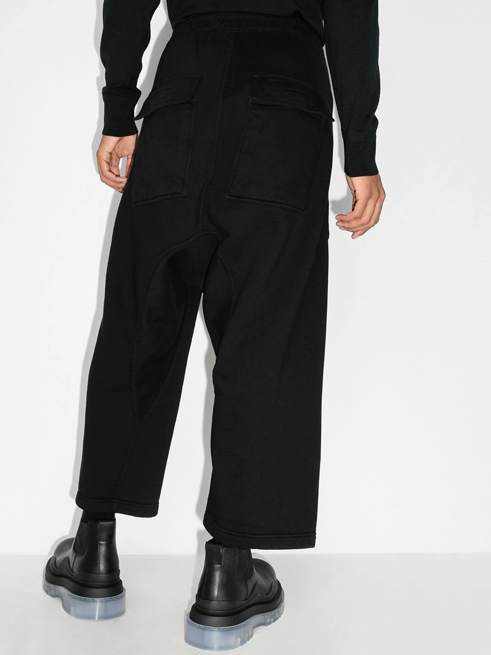 drop-crotch cargo pants - 3