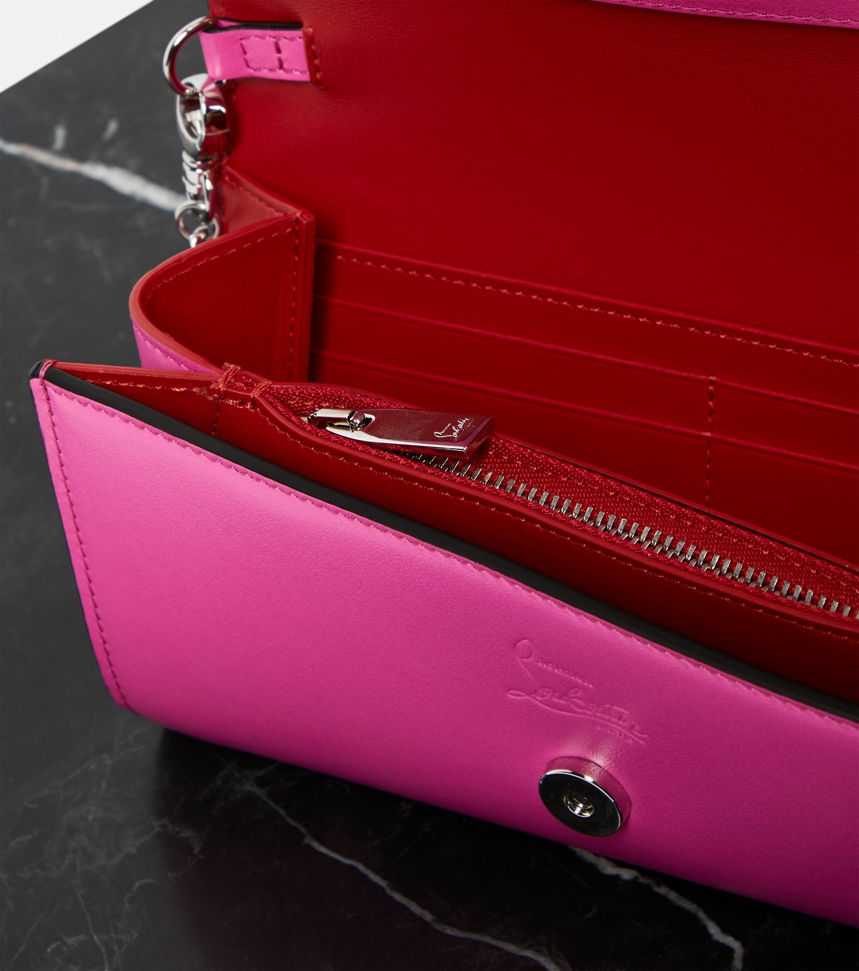 Leather wallet on chain - 3