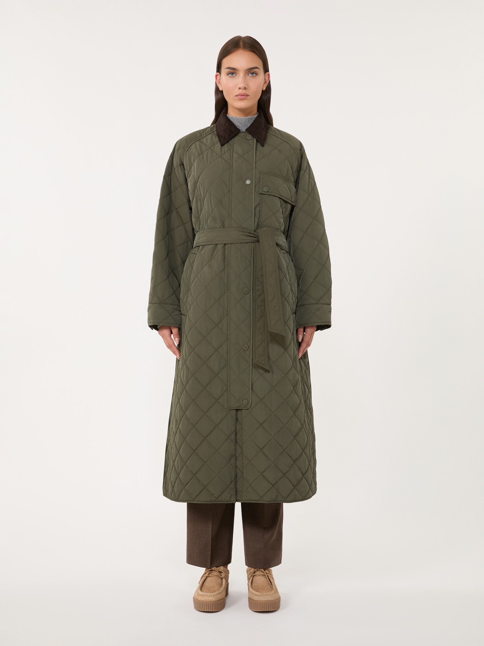 COCCOLE Coat in water-repellent taffeta - 3