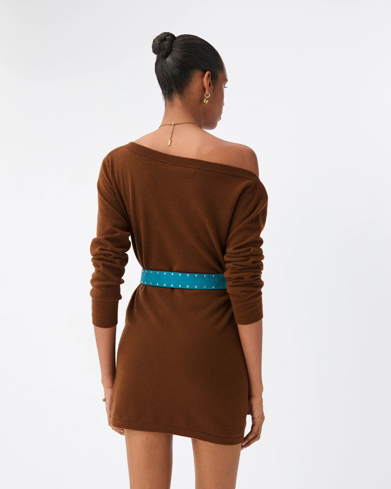 Cashmere Knit Mini Dress 3