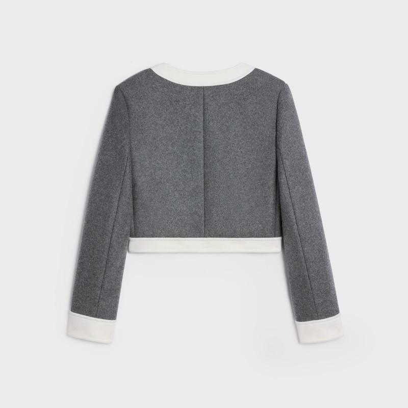 CELINE Brompton jacket in wool cloth outlook