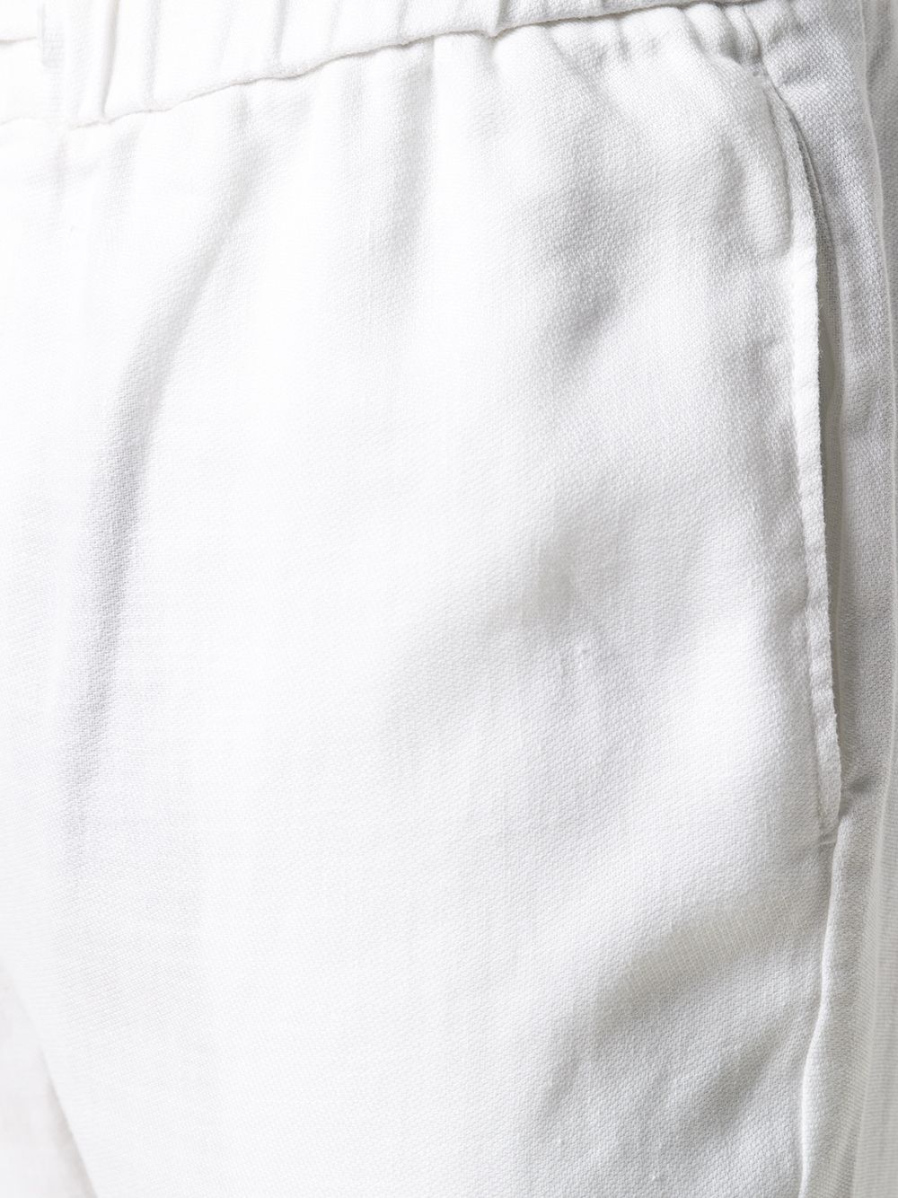 straight leg drawstring waist trousers - 5