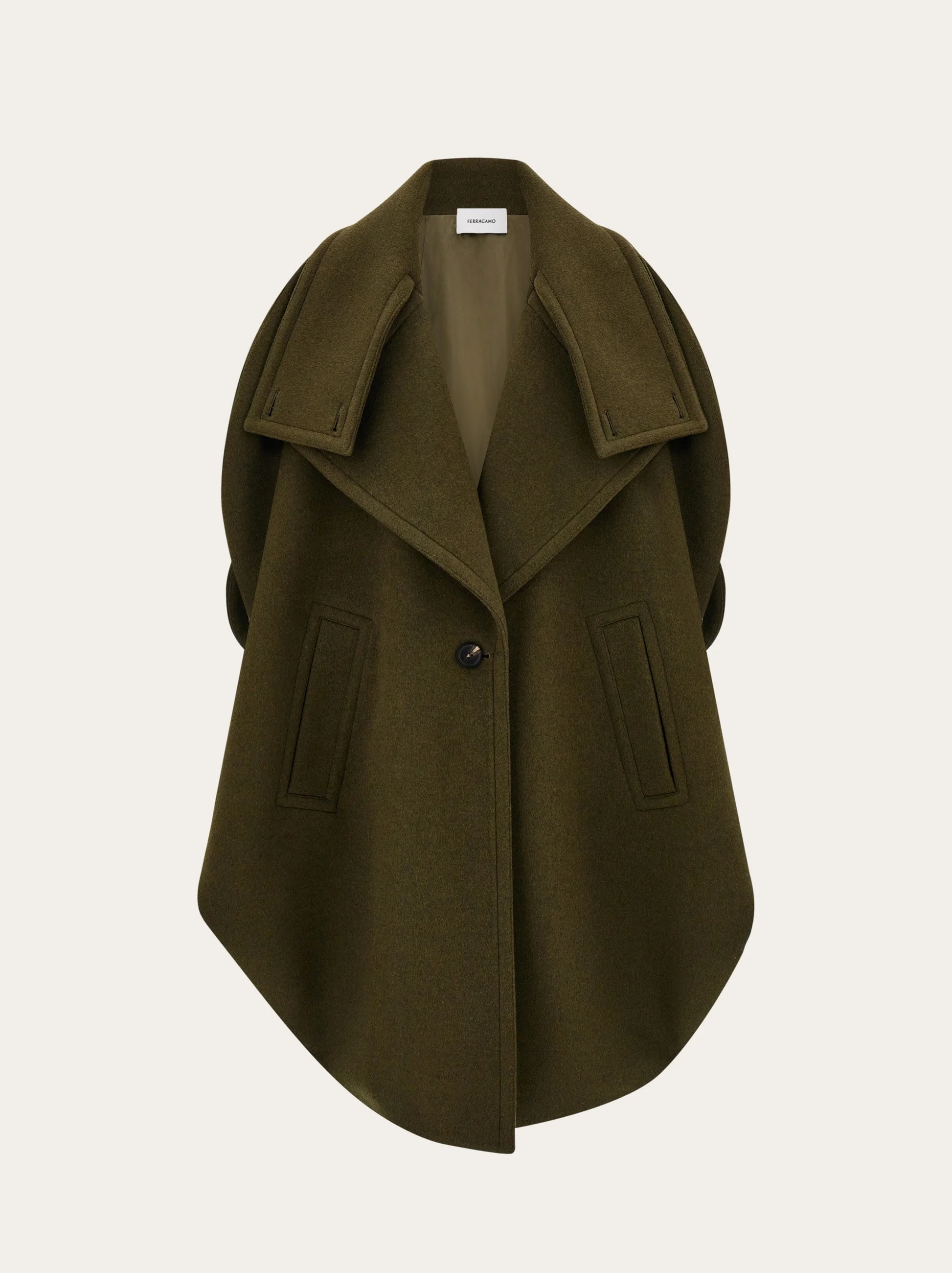 Single breasted peacoat - 1