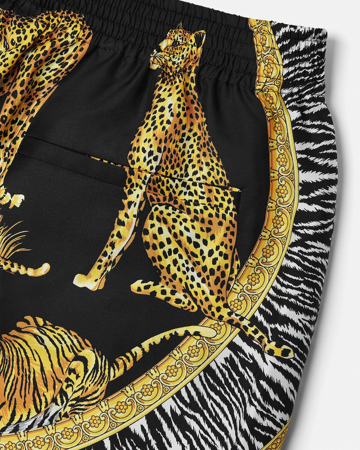 Wild Cats Silk Shorts - 4