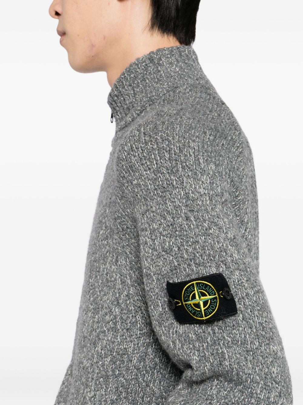 LOGO-PATCH CARDIGAN - 4
