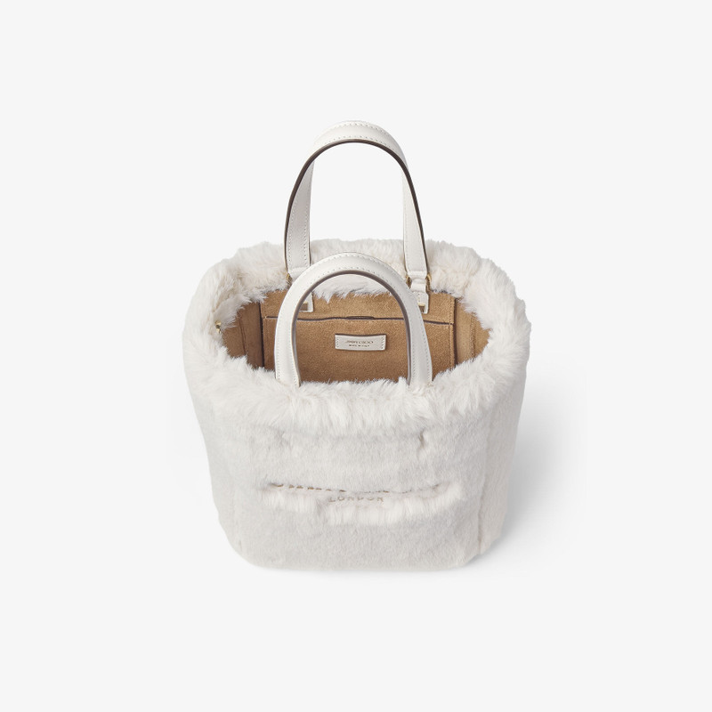 Lenny North-South S
Latte Faux Fur Tote Bag 4