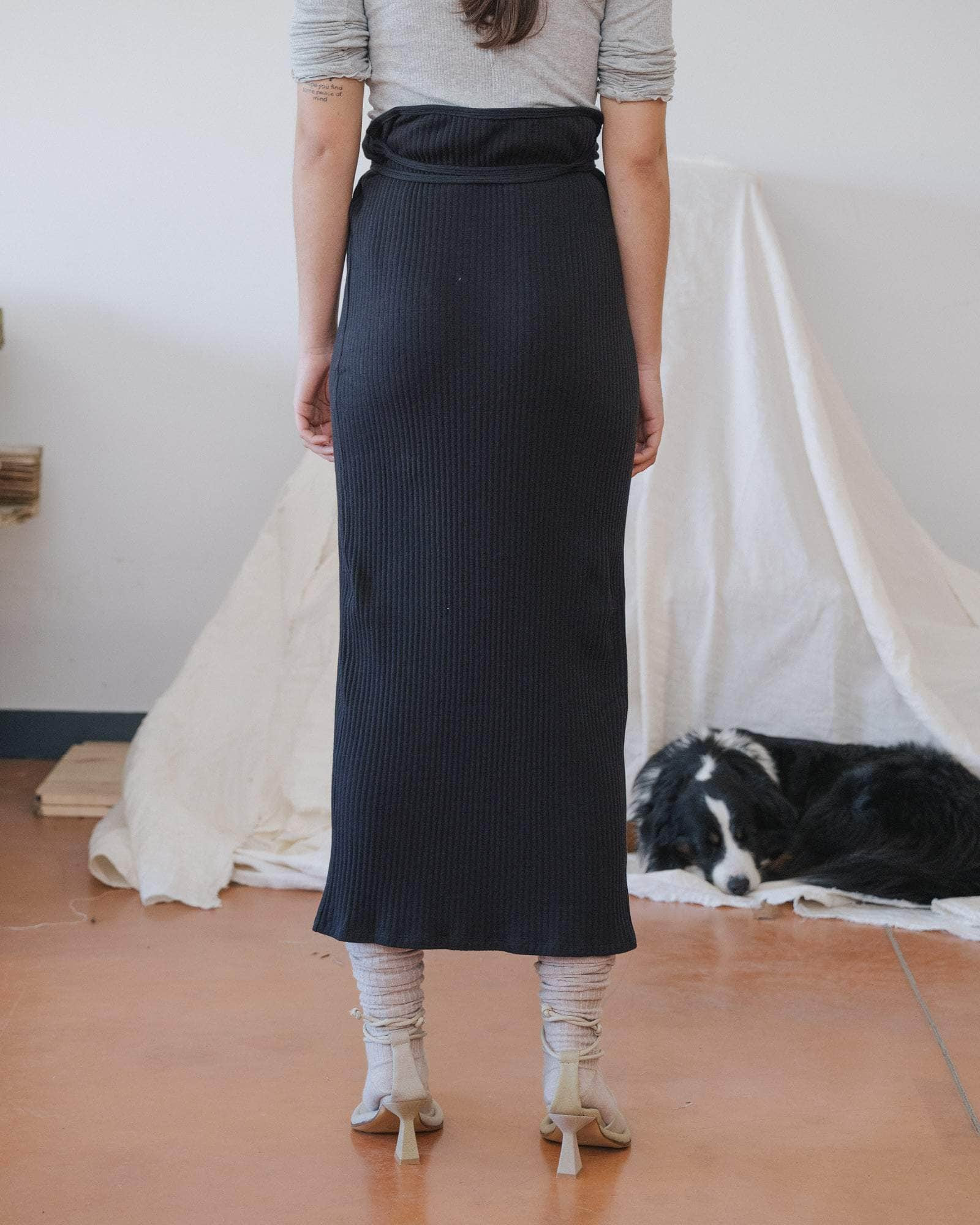 Brig Skirt - Organic Cotton Rib Jersey - 2