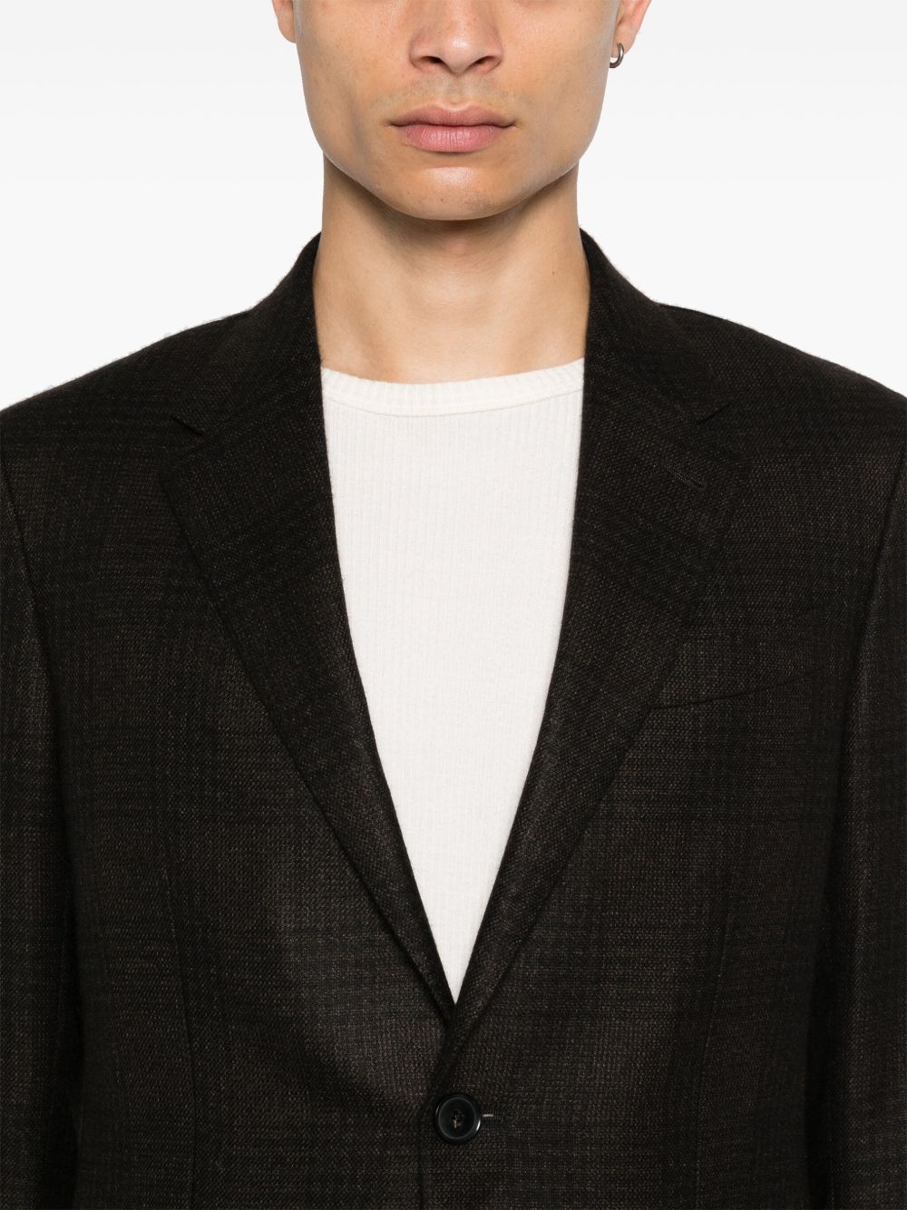 checked blazer - 5