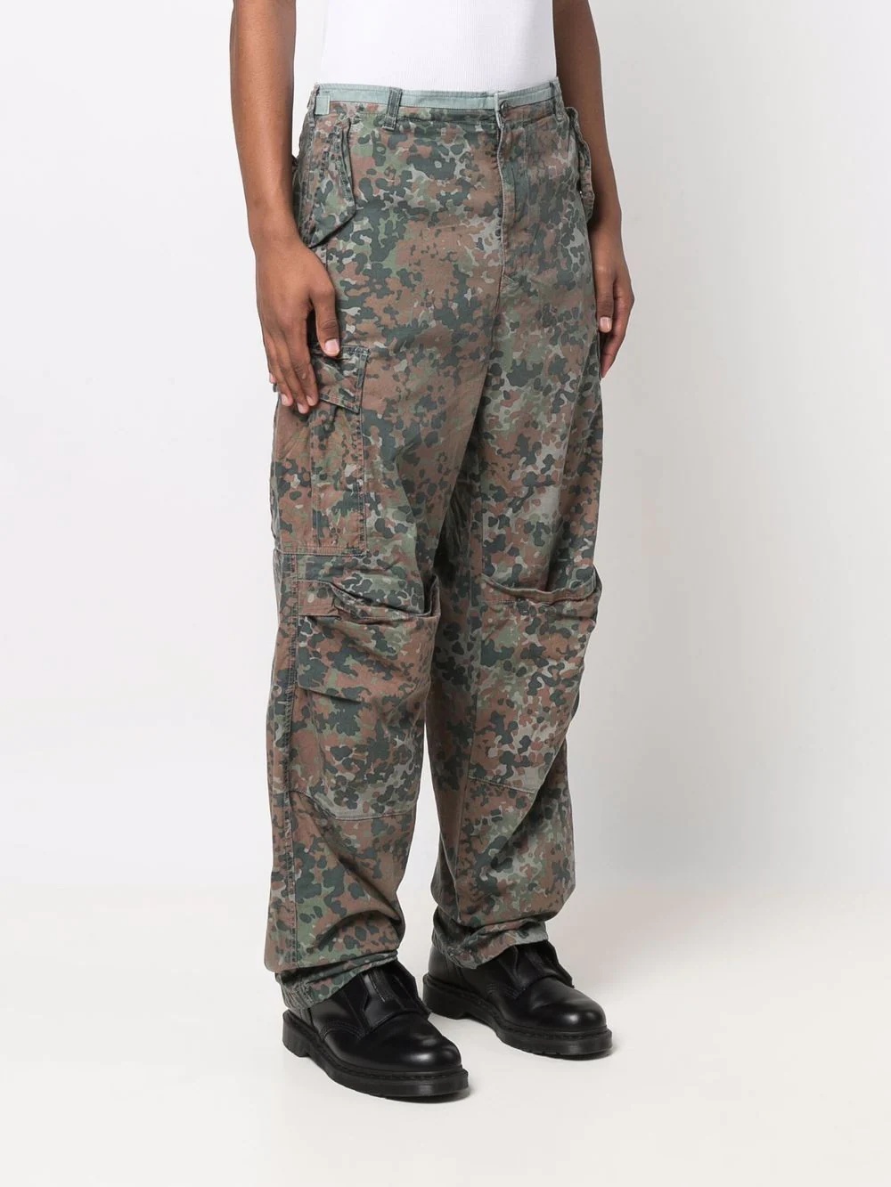 camouflage-print cargo trousers - 3