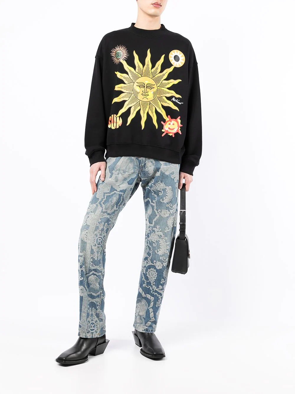 sun-print sweatshirt - 2