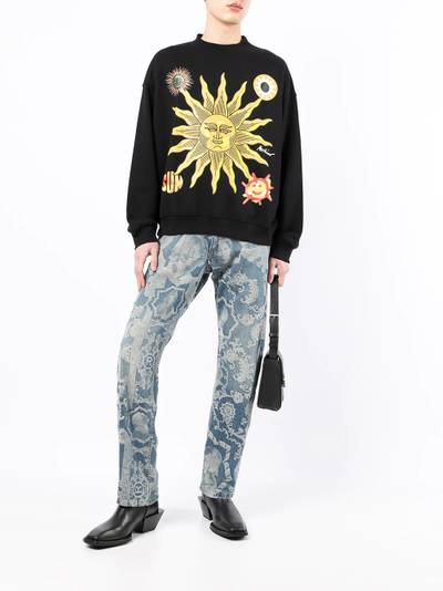 Moschino sun-print sweatshirt outlook