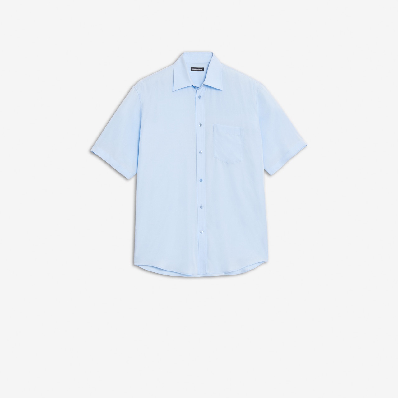 Short Sleeves Shirt With Logo Tab - 1