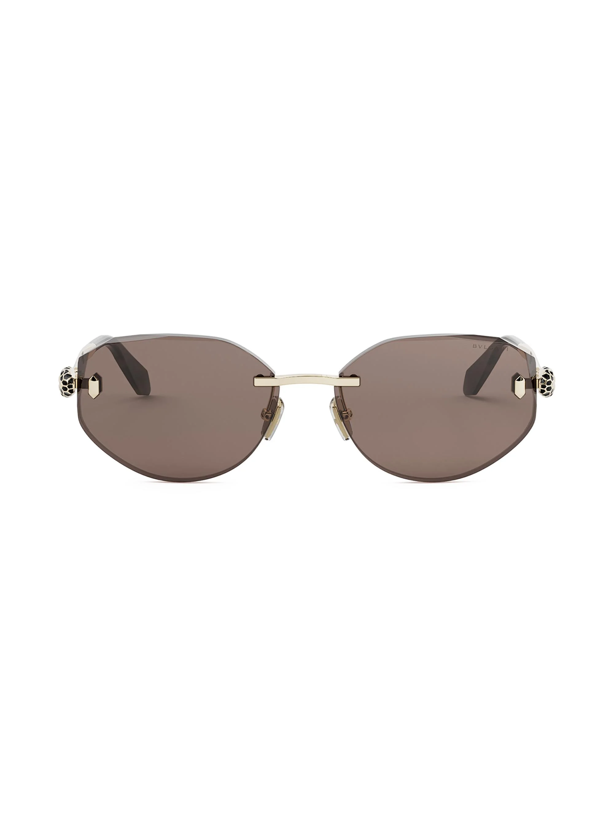 Women's Serpenti Forever 58MM Oval Sunglasses - Gold Brown - 1