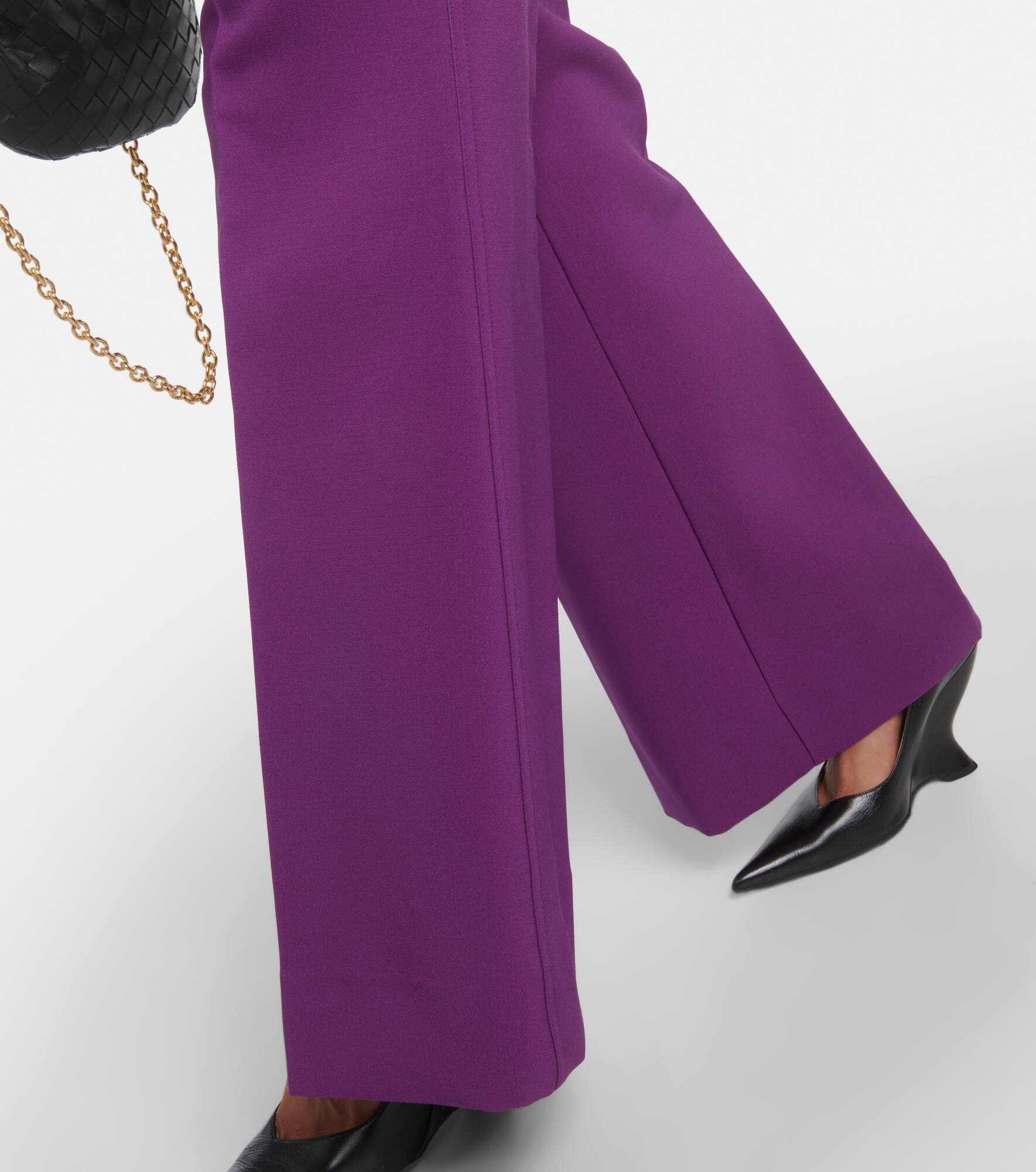 High-rise cady flared pants - 5