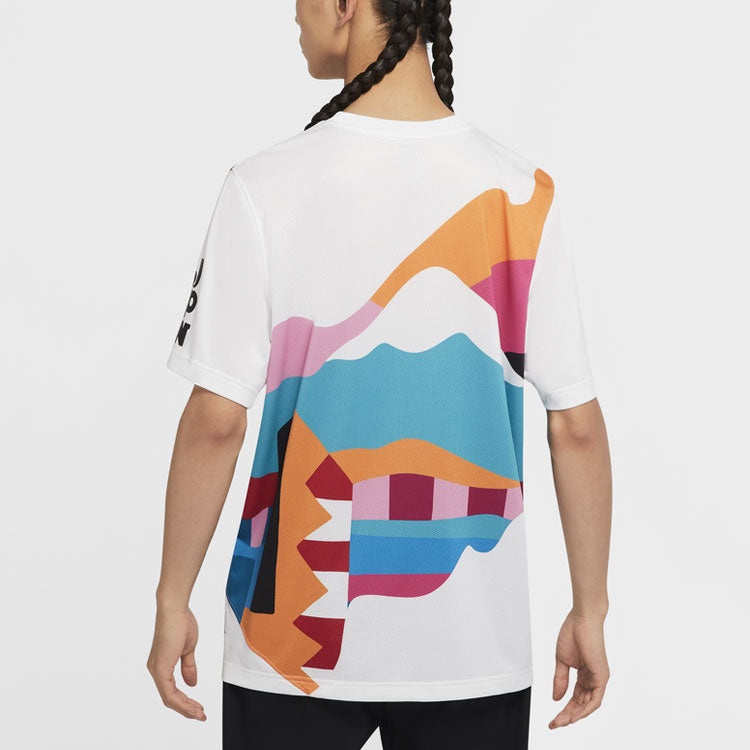 Nike SB x Parra Japan Federation Kit Crew Tee 'White Multi' CT6051-100 - 4
