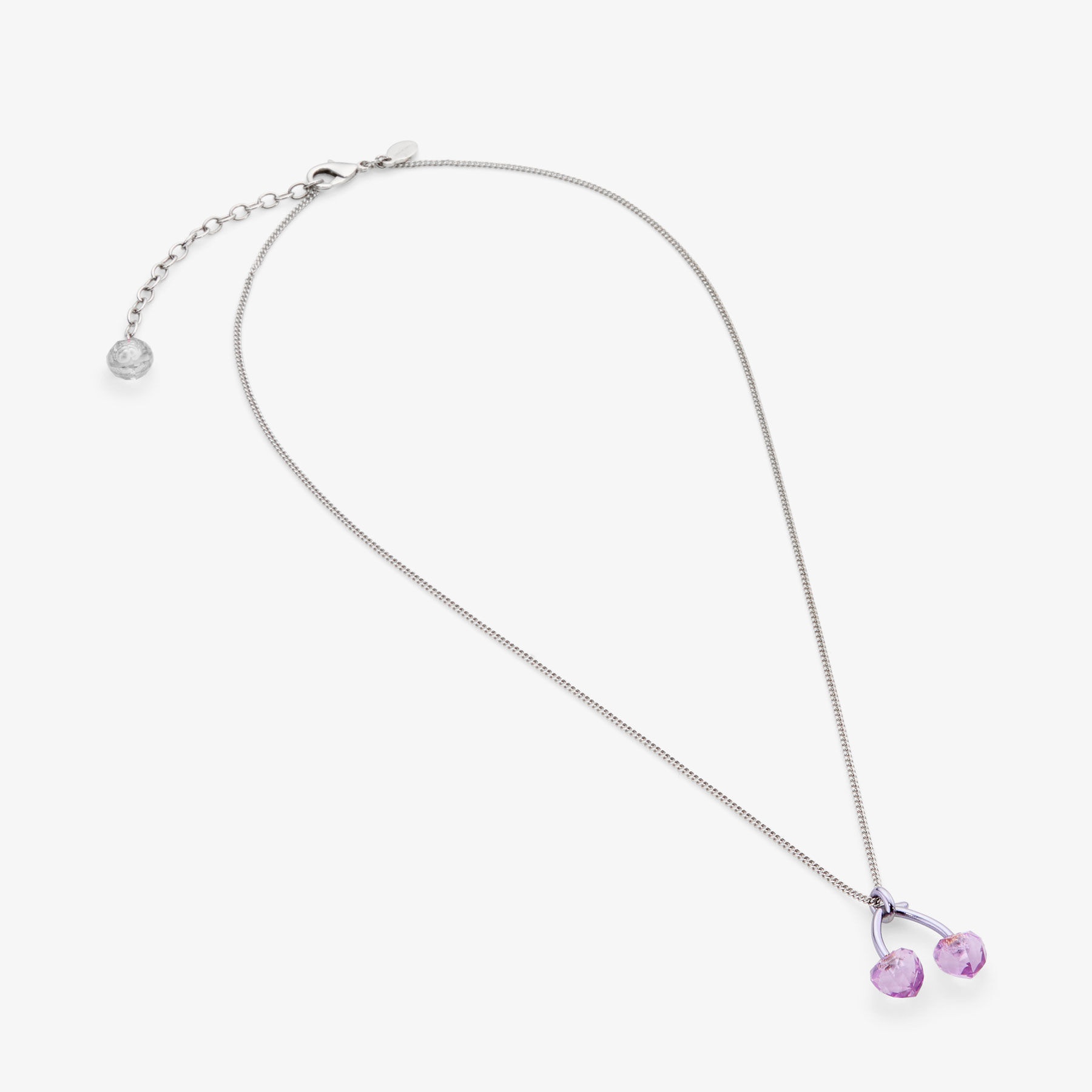 Faceted Heart Necklace
Silver/Tanzanite Heart Necklace - 2