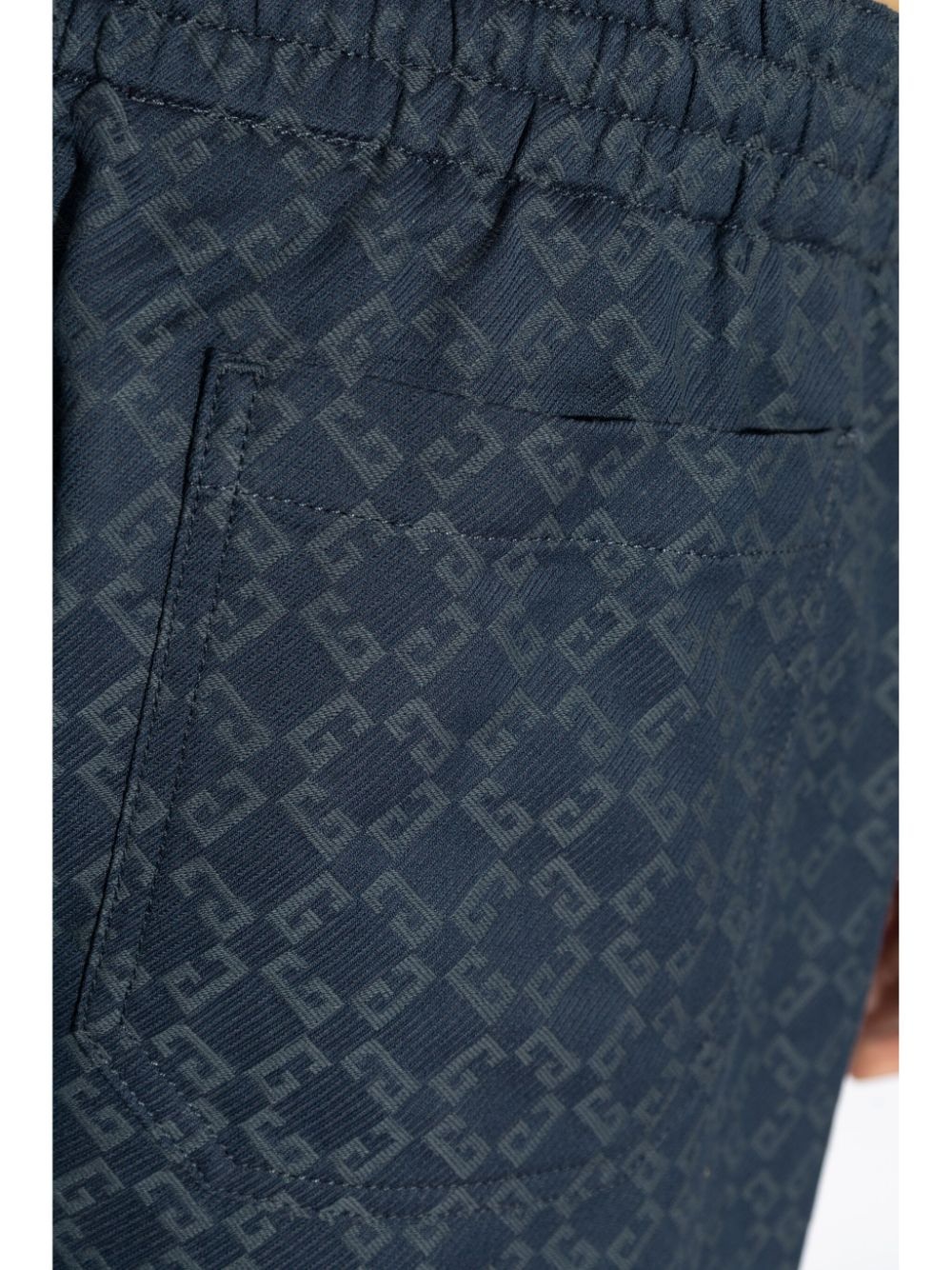 monogram-pattern deck shorts - 5