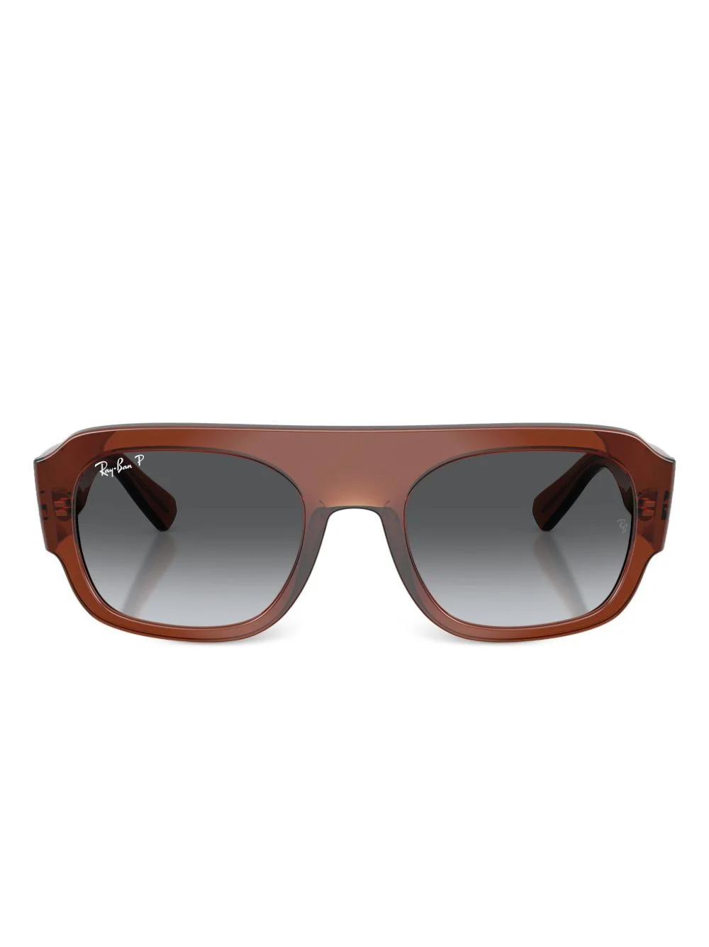 geometric-frame sunglasses - 1