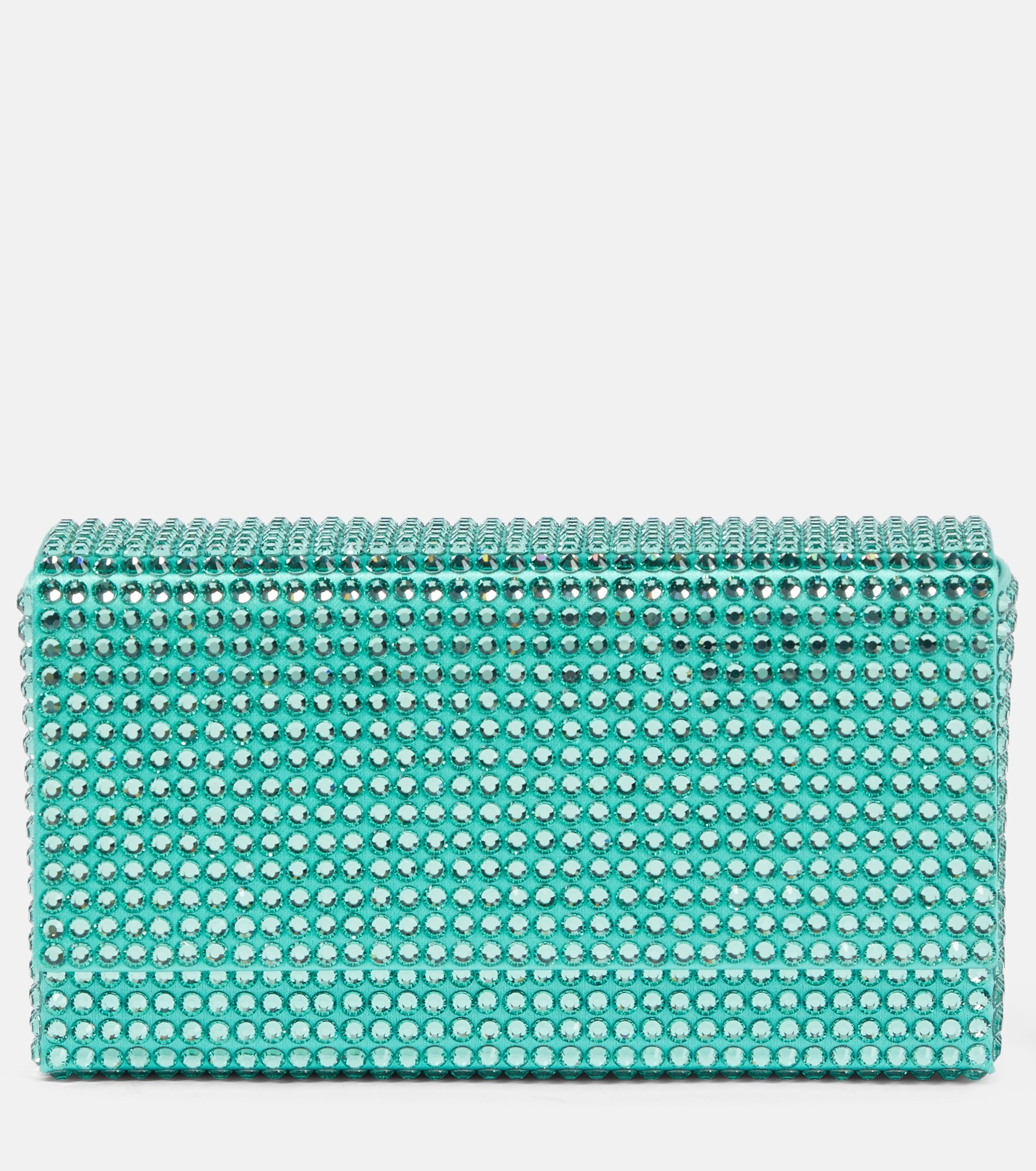 Paloma Micro embellished satin clutch - 1