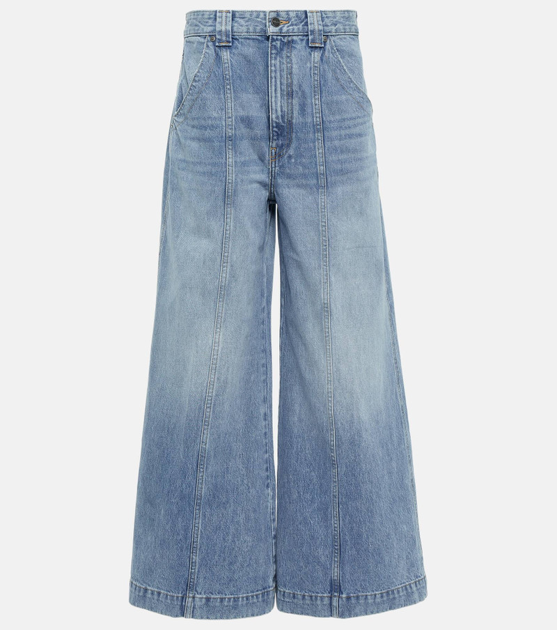 Jackie low-rise wide-leg jeans - 1