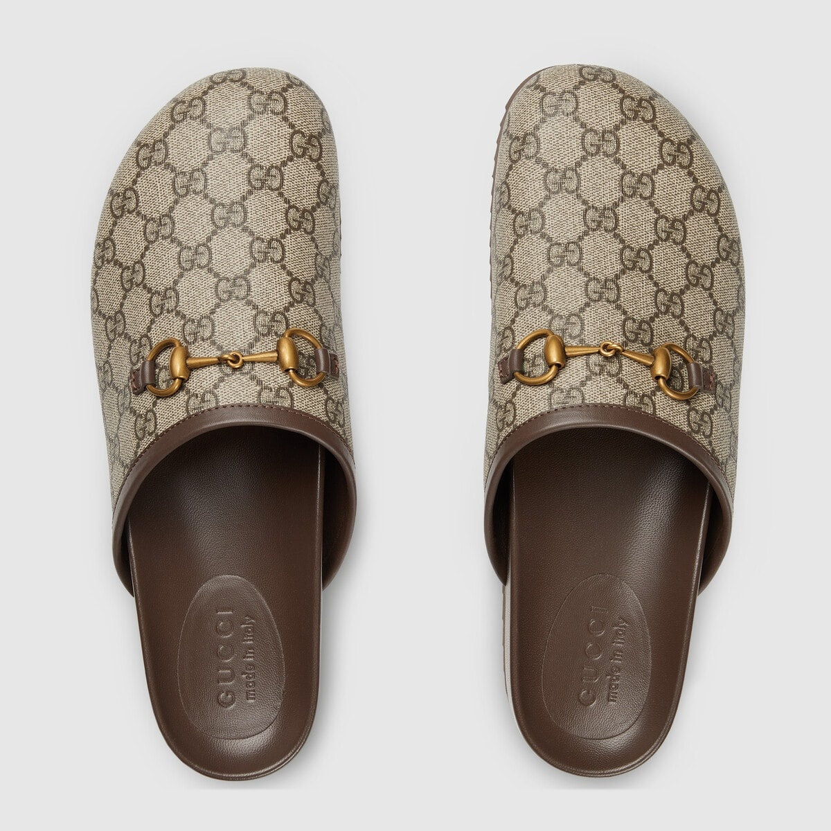 Gucci Horsebit GG Slippers - 3