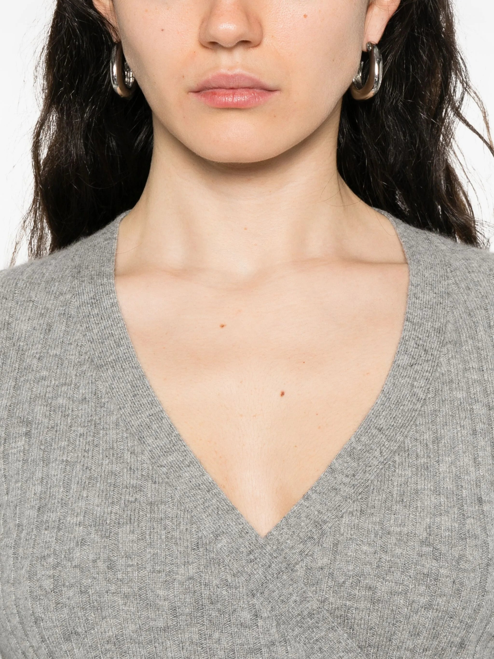 Allude Ribbed Self-tie Cardigan - 2