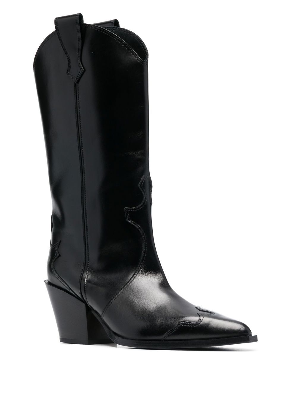 Ariel 65mm leather boots - 2