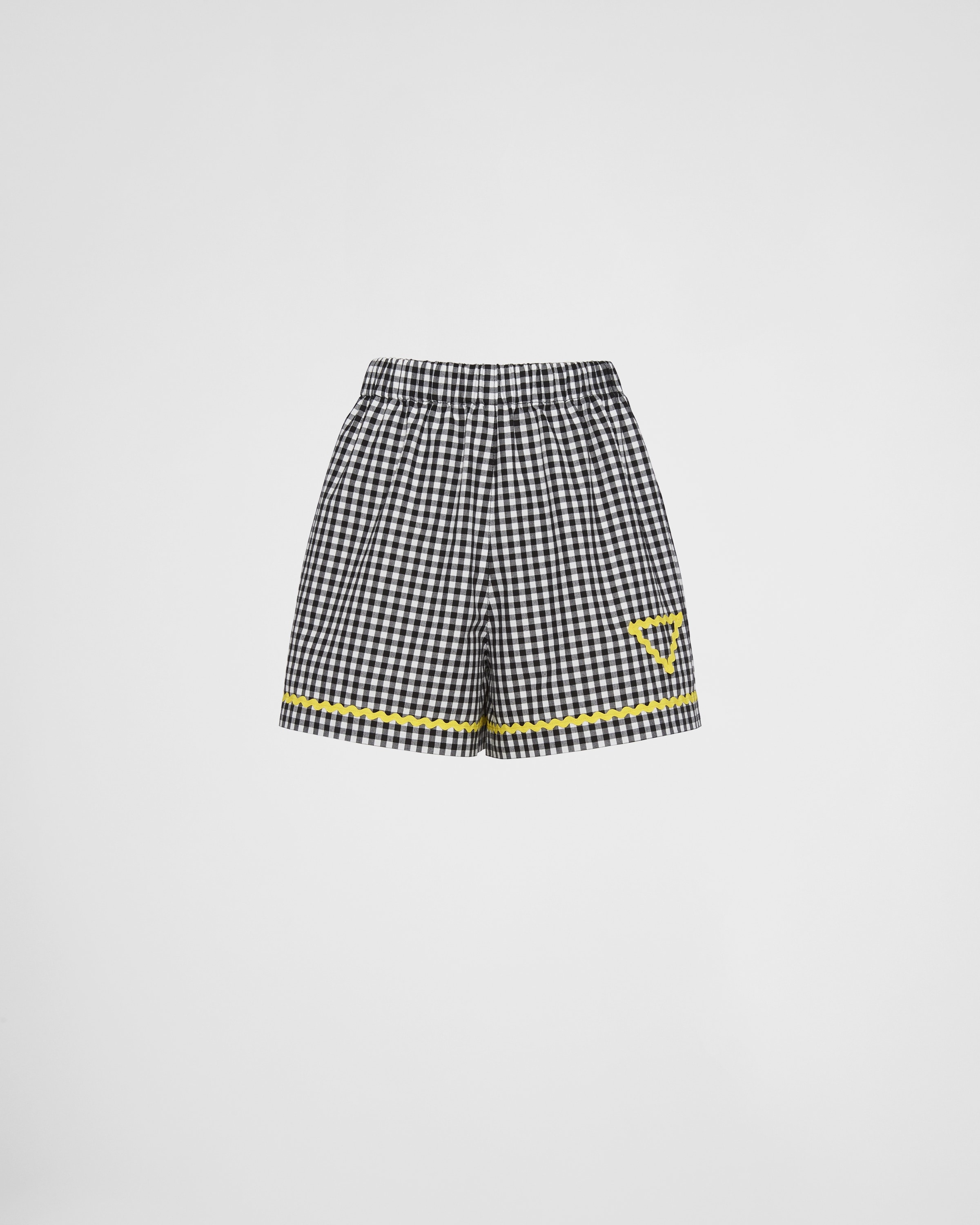 Gingham check shorts - 1