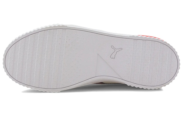 (WMNS) PUMA Carina Leather 'Khaki White Brown' 370325-20 - 6