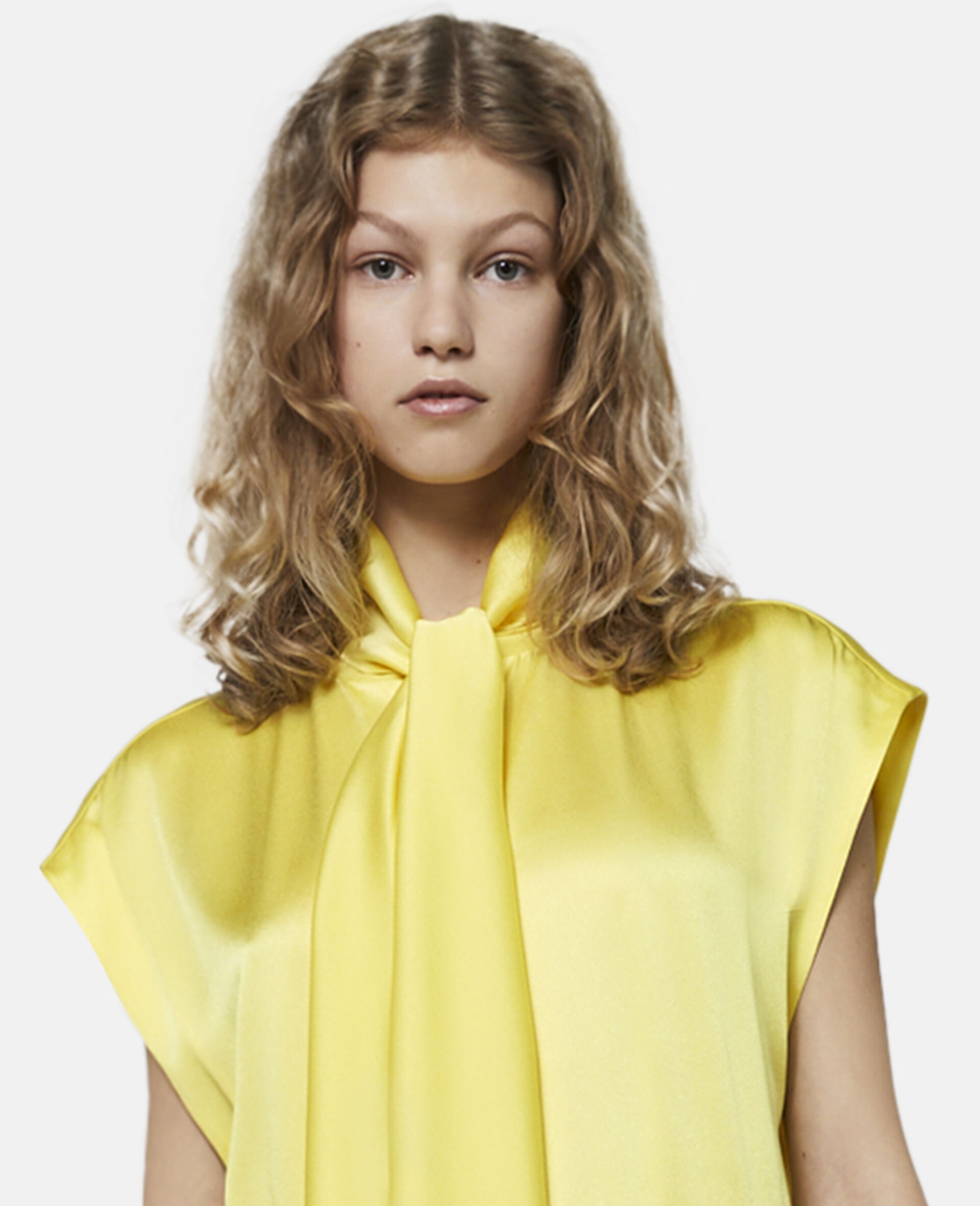 Silk Asymmetric Shirt Dress - 4