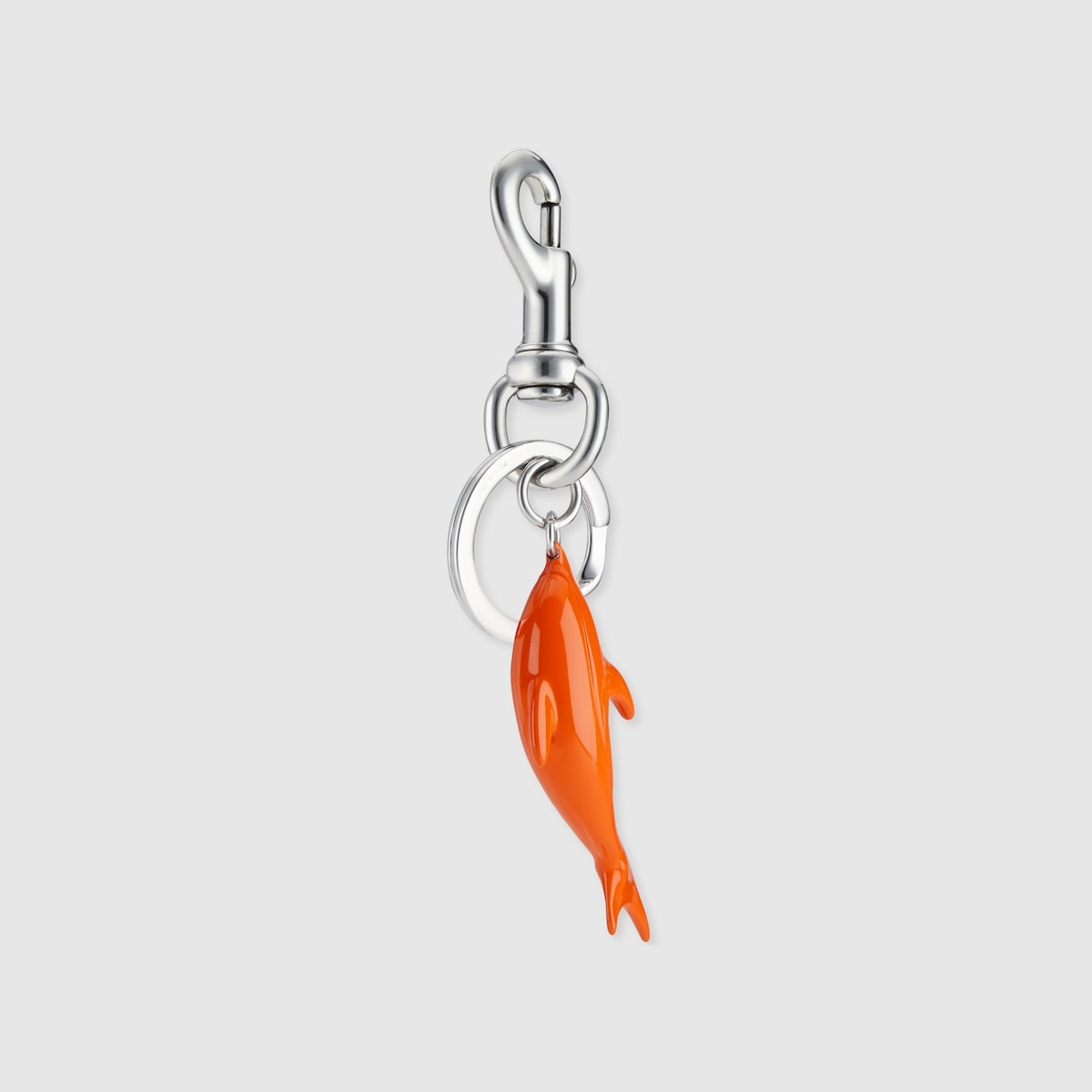Engraved dolphin keychain charm - 2