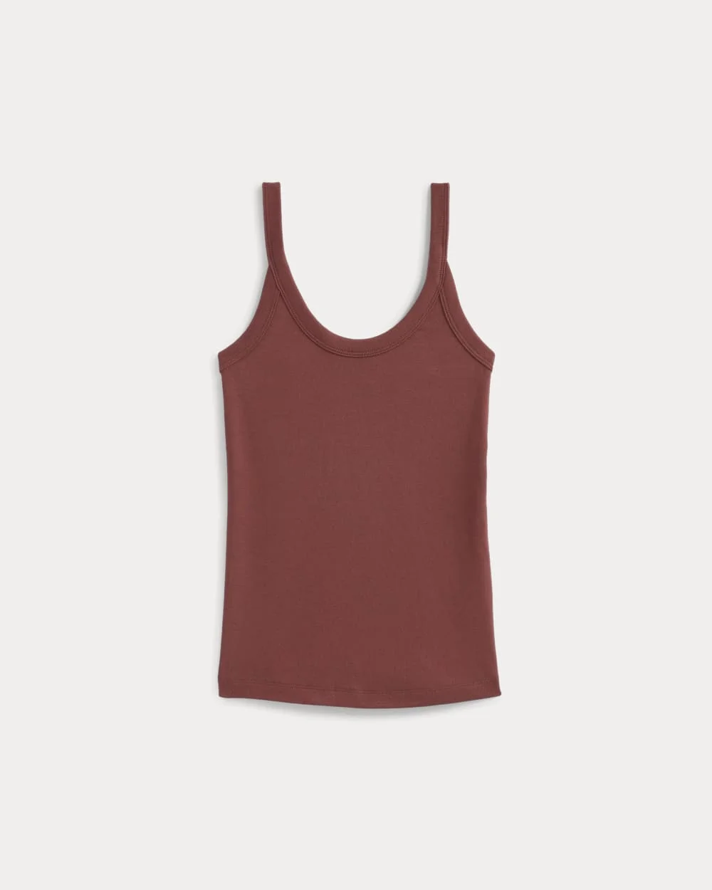 SOFT STRETCH U-NECK TANK - 1