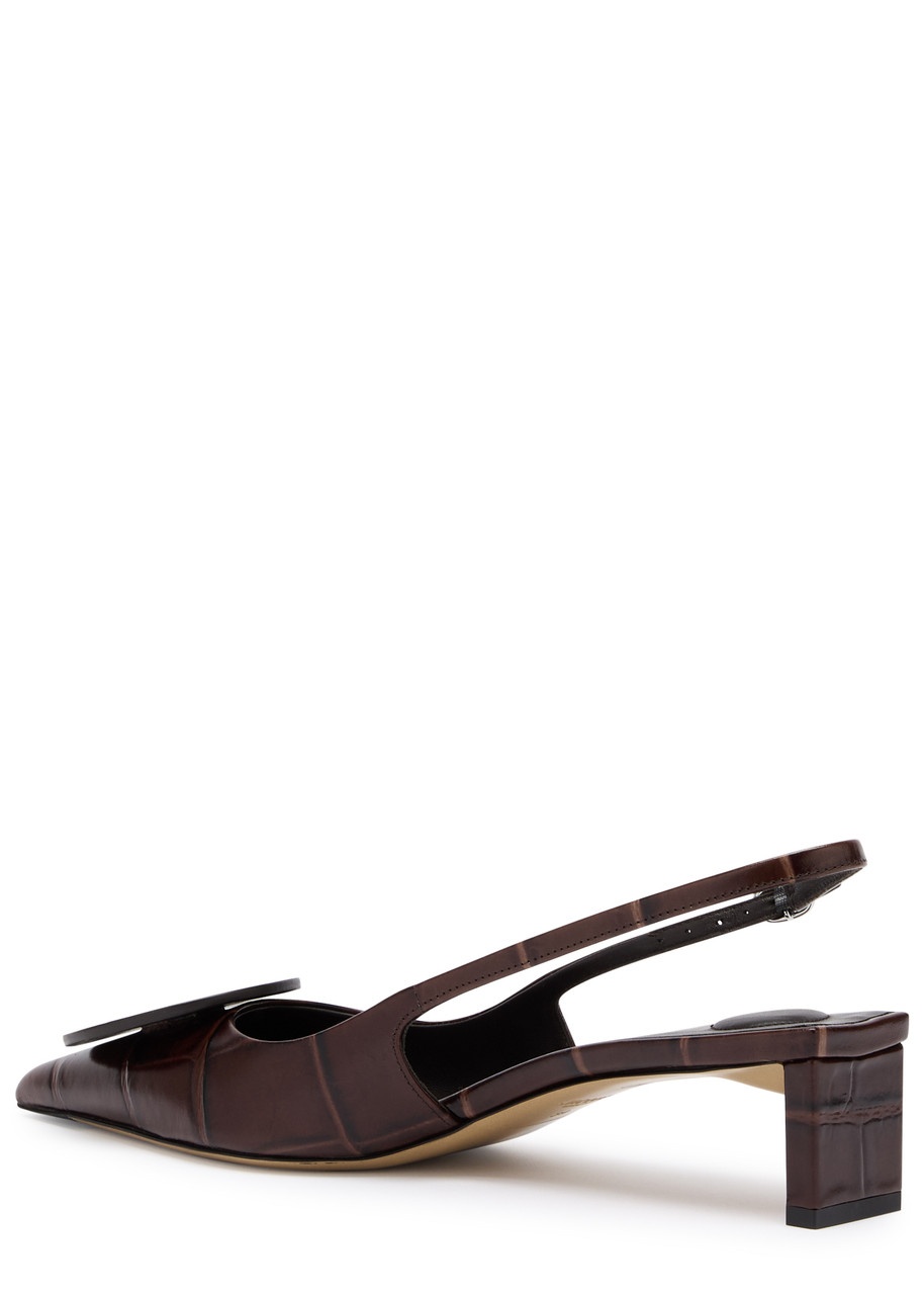 Jacquemus Les Slingbacks Duelo Leather Pumps - 2
